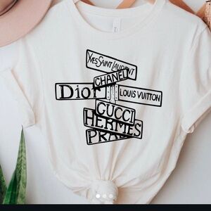 designer name t-shirt